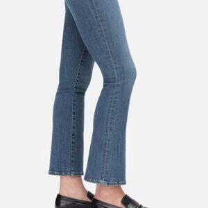 Frame Denim Le Pixie Crop Mini Boot in Bornstein